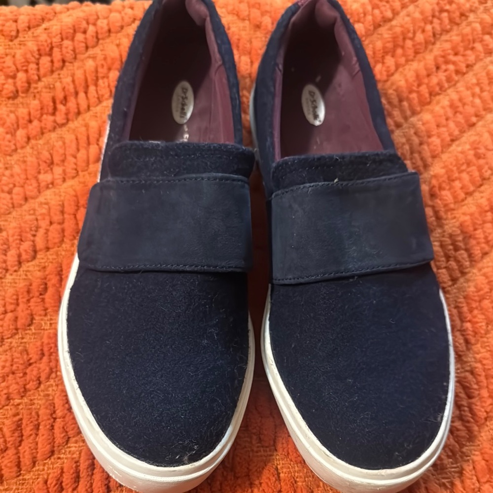 Dr Scholls Navy Slip-On Sneakers